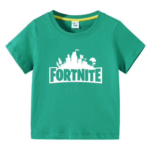 Fortnite Game Peripheral T-Shirt Summer Short Sleeved Top Children Fashion Leisure Cotton Sportswear TShirt Gifts
